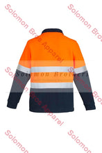 Load image into Gallery viewer, Mens Hi Vis Polar Fleece Half Zip Jumper - Hoop Taped - Solomon Brothers Apparel