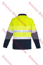 Load image into Gallery viewer, Mens Hi Vis Polar Fleece Half Zip Jumper - Hoop Taped - Solomon Brothers Apparel