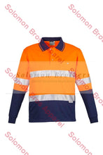 Load image into Gallery viewer, Mens Hi Vis Spliced L/S Hoop Taped Polo - Solomon Brothers Apparel