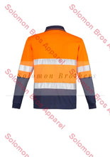 Load image into Gallery viewer, Mens Hi Vis Spliced L/S Hoop Taped Polo - Solomon Brothers Apparel