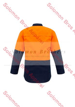 Load image into Gallery viewer, Mens Hi Vis Spliced Red Flame Metatech Shirt - Solomon Brothers Apparel