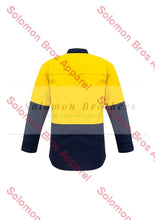 Load image into Gallery viewer, Mens Hi Vis Spliced Red Flame Metatech Shirt - Solomon Brothers Apparel