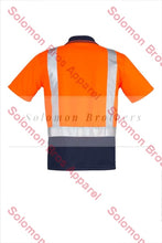 Load image into Gallery viewer, Mens Hi Vis Spliced S/S Shoulder Taped Polo - Solomon Brothers Apparel
