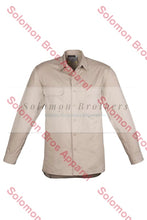 Load image into Gallery viewer, Mens Lightweight Tradie L/S Shirt - Solomon Brothers Apparel