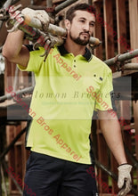 Load image into Gallery viewer, Mens Reinforced Hi Vis Squad S/S Polo - Solomon Brothers Apparel
