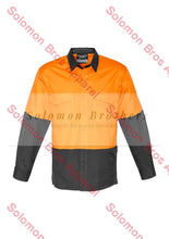 Load image into Gallery viewer, Mens Rugged Cooling Hi Vis Spliced L/S Shirt - Solomon Brothers Apparel