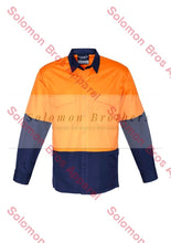 Load image into Gallery viewer, Mens Rugged Cooling Hi Vis Spliced L/S Shirt - Solomon Brothers Apparel