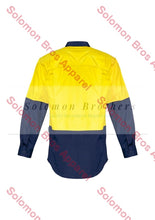 Load image into Gallery viewer, Mens Rugged Cooling Hi Vis Spliced L/S Shirt - Solomon Brothers Apparel