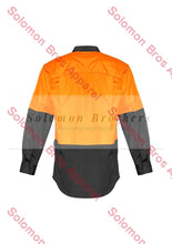 Load image into Gallery viewer, Mens Rugged Cooling Hi Vis Spliced L/S Shirt - Solomon Brothers Apparel