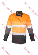 Load image into Gallery viewer, Mens Rugged Cooling Taped Hi Vis Spliced L/S Shirt - Solomon Brothers Apparel