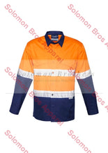 Load image into Gallery viewer, Mens Rugged Cooling Taped Hi Vis Spliced L/S Shirt - Solomon Brothers Apparel