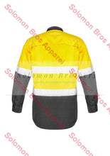 Load image into Gallery viewer, Mens Rugged Cooling Taped Hi Vis Spliced L/S Shirt - Solomon Brothers Apparel
