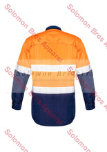 Load image into Gallery viewer, Mens Rugged Cooling Taped Hi Vis Spliced L/S Shirt - Solomon Brothers Apparel
