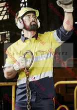 Load image into Gallery viewer, Mens Rugged Cooling Taped Hi Vis Spliced L/S Shirt - Solomon Brothers Apparel