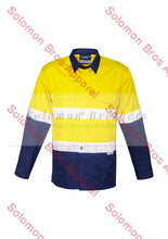 Load image into Gallery viewer, Mens Rugged Cooling Taped Hi Vis Spliced L/S Shirt - Solomon Brothers Apparel