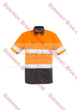 Load image into Gallery viewer, Mens Rugged Cooling Taped Hi Vis Spliced S/S Shirt - Solomon Brothers Apparel