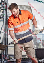 Load image into Gallery viewer, Mens Rugged Cooling Taped Hi Vis Spliced S/S Shirt - Solomon Brothers Apparel