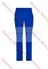 Load image into Gallery viewer, Mens Straight Leg Scrub Pant Electric Blue / Sm Health & Beauty