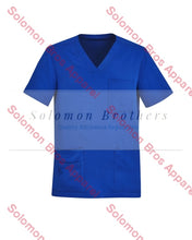 Load image into Gallery viewer, Mens V-Neck Scrub Top - Solomon Brothers Apparel
