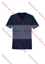 Load image into Gallery viewer, Mens V-Neck Scrub Top Midnight Navy / Xsm Health & Beauty