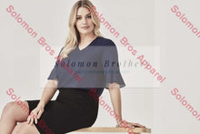 Load image into Gallery viewer, Olivia Womens Fluted Sleeve Blouse - Solomon Brothers Apparel
