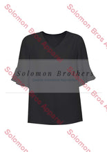 Load image into Gallery viewer, Olivia Womens Fluted Sleeve Blouse - Solomon Brothers Apparel