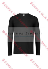 Load image into Gallery viewer, Performance Mens Cotton Long Sleeve Tee Black / Xsm Health & Beauty