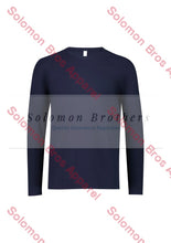 Load image into Gallery viewer, Performance Mens Cotton Long Sleeve Tee Midnight Navy / Xsm Health &amp; Beauty
