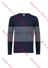 Load image into Gallery viewer, Performance Mens Cotton Long Sleeve Tee Midnight Navy / Xsm Health & Beauty