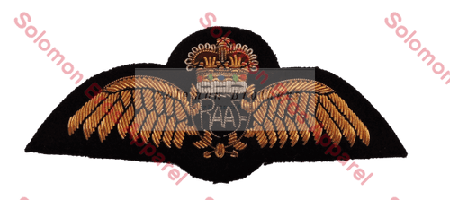 R.A.A.F Badge, Pilot, Full Wing - Solomon Brothers Apparel