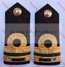 Load image into Gallery viewer, R.a.n. Lieutenant Weapons Electrical Engineer Shoulder Board Insignia