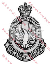 Load image into Gallery viewer, South Australian Mounted Rifles 3rd/9th Cap Badge - Solomon Brothers Apparel