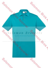 Load image into Gallery viewer, Town Mens Polo Teal / Sm