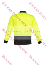 Load image into Gallery viewer, Unisex Hi Vis Basic Spliced L/S Polo - Solomon Brothers Apparel
