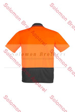 Load image into Gallery viewer, Unisex Hi Vis Basic Spliced S/S Polo - Solomon Brothers Apparel
