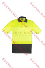 Load image into Gallery viewer, Unisex Hi Vis Basic Spliced S/S Polo - Solomon Brothers Apparel