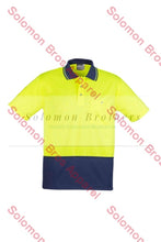 Load image into Gallery viewer, Unisex Hi Vis Basic Spliced S/S Polo - Solomon Brothers Apparel