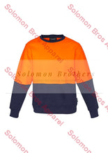 Load image into Gallery viewer, Unisex Hi Vis Crew Sweatshirt - Solomon Brothers Apparel