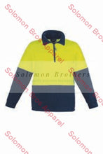 Load image into Gallery viewer, Unisex Hi Vis Polar Fleece Half Zip Jumper - Solomon Brothers Apparel