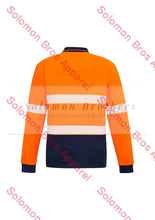 Load image into Gallery viewer, Unisex Hi Vis Segmented L/S Hoop Taped Polo - Solomon Brothers Apparel