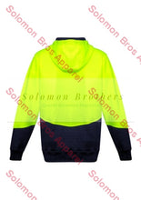 Load image into Gallery viewer, Unisex Hi Vis Textured Jacquard Full Zip Hoodie - Solomon Brothers Apparel