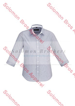 Load image into Gallery viewer, Wall Street Womens 3/4 Sleeve Blouse - Solomon Brothers Apparel