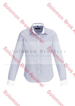 Load image into Gallery viewer, Wall Street Womens Long Sleeve Blouse - Solomon Brothers Apparel