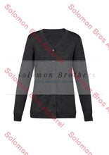 Load image into Gallery viewer, Womens Button Front Knit Cardigan Charcoal / Xxsm Health & Beauty