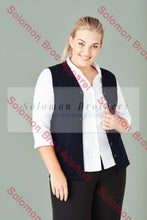 Load image into Gallery viewer, Womens Button Front Knit Vest - Solomon Brothers Apparel