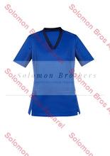 Load image into Gallery viewer, Womens Cotton Rich V-Neck Scrub Top - Solomon Brothers Apparel