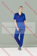 Load image into Gallery viewer, Womens Cotton Rich V-Neck Scrub Top - Solomon Brothers Apparel