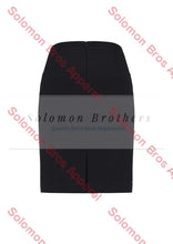 Load image into Gallery viewer, Womens Front Pleat Detail Straight Skirt - Solomon Brothers Apparel