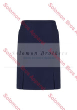 Load image into Gallery viewer, Womens Front Pleat Detail Straight Skirt - Solomon Brothers Apparel