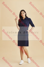 Load image into Gallery viewer, Womens Georgette Shirt Dress - Solomon Brothers Apparel
